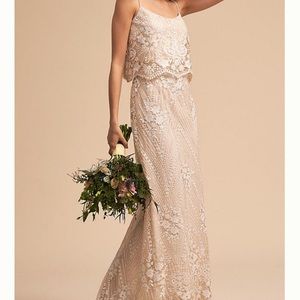 NWT BHLDN / Anthropologie Arden dress size 6 Ivory